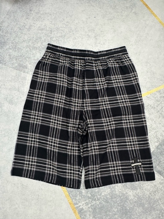 Chrome Hearts Other - Chrome Hearts Black & Gray Plaid Men’s Hybrid Shorts